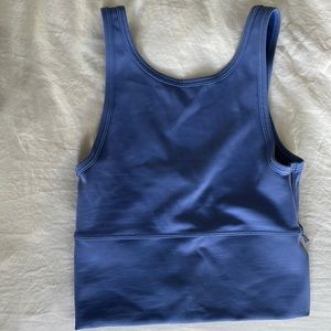 Lululemon Racer style tank top size 2 in light blue. Excellent condition
